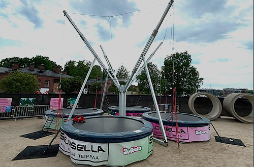 Benji-trampoliini Lappeenranta Hiekkalinna