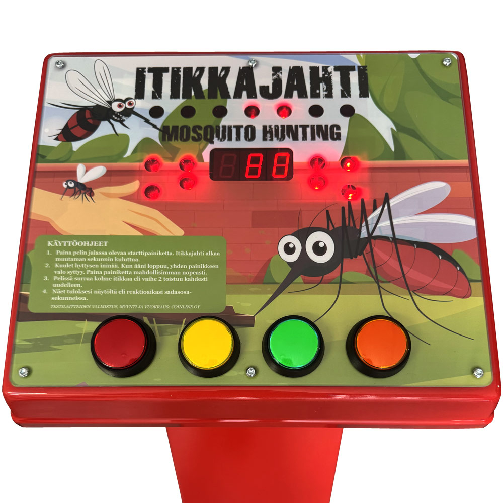 Reaktiotesti Itikkajahti (Mosquito Hunting)