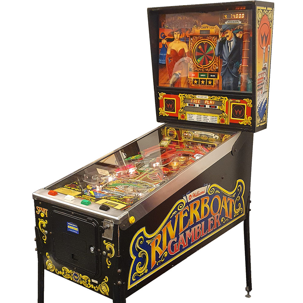 Riverboat Gambler flipperi vuokralle Coinline Pelit ja peliautomaatit